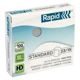 Grapas Estandares Rapid 23/15