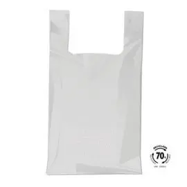 Bolsa Camiseta 60X70 70 Reciclado 100 Unidades
