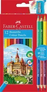 Lapiz Color Hexagonal Estuche de 12 + 3 Lapices Bi
