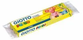 Plastilina Mineral Giotto Pongo Amarillo 450 Gr Ca