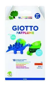 Plastilina Giotto Patplume 20 Grs 18 Colores