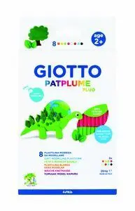 Plastilina Giotto Patplume 33 Grs 8 Colores