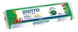 Plastilina Vegetal Giotto Patplume Verde Claro 350