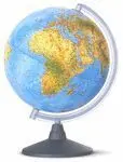 Esfera Novarico Elite Luz Azul 30 cm Bola del Mundo 7 Globo Terraqueo