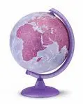 Esfera 25Cm con Luz Morada