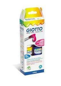Tempera Giotto 25Ml 6U+Pincel