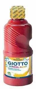 Tempera Liquida 250Ml Giotto Lavable Rojo