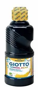 Tempera Liquida 250Ml Giotto Lavable Negro
