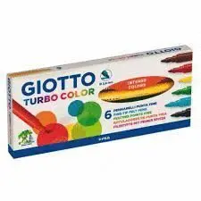 Rotulador Giotto C/6 Col Turbo Color