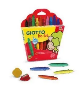 Estuche 10 Ceras Gioto Be-Be + Afilalapiz