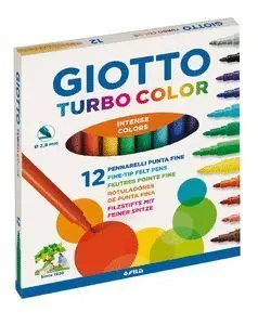Rotulador Giotto C/12 Col Turbo Color Fino