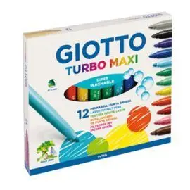Caja 12 Rotuladores Giotto Turbo Maxi