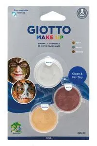 Maquillaje Giotto Make Up Colores Metalizados Blis