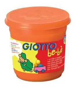 Giotto Bebe Super Pasta para Jugar 220 Gr Naranja