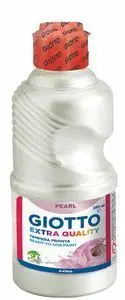 Tempera Liquida Giotto 250Ml Nacarada Blanco
