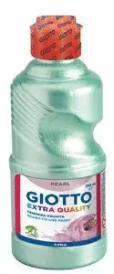 Tempera Liquida Giotto 250Ml Nacarada Verde