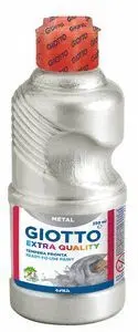 Tempera Giotto 250Ml Metalizada Plata