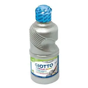 Tempera Giotto Acrilica Plata 250 Ml
