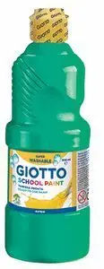 Tempera Escolar Giotto 500Ml Verde Oscuro