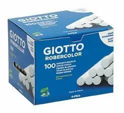 Caja 100 Tiza Robercolor Blanc