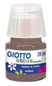 Tempera Acrilica Giotto Decor 25 Ml Terra Caja 6 u