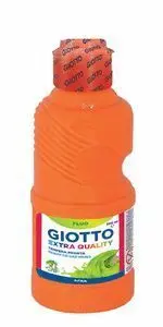 Tempera Giotto 250Ml Fluor Naranja