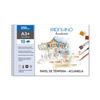 BLOC ESPIRAL PAPEL TEMPERA ACUARELA A3+ 350 G/M² 1