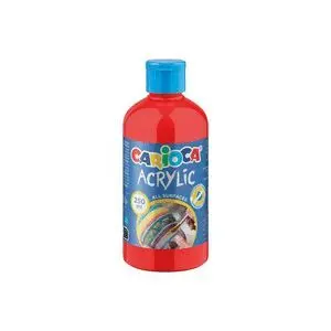 Pintura Acrilica Carioca 250 Ml Rojo
