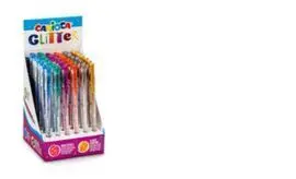 Expositor 36 Boligrafos Carioca Giltter Colores Su