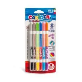 Rotuladores Bi-Color Blister 12 uds