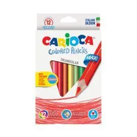 Lapices Triangulares Maxi Caja 12 uds