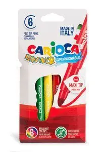 Rotuladores Bravo Blister Carton 6 uds