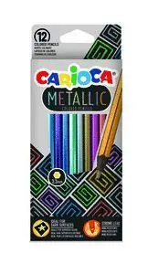 Lapiz Carioca Metallic 12 Colores