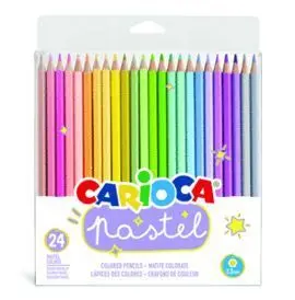 Lapiz Carioca 24 Colores Pastel