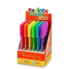 Expositor 30 Boligrafo Carioca Fiorella Colores Ne