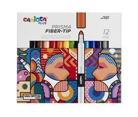 Rotulador Carioca Plus Prisma 12 Colores Surtidos