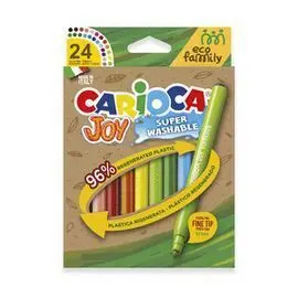 Rotulador Carioca Eco Family Joy 24 Colores Surtid