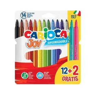 Rotulador Carioca Joy 12 Colores + 2 Gratis