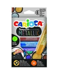 Temperas Temperello Metallic Caja 6 uds