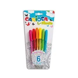 Boligrafo Fiorella Blister 6 uds