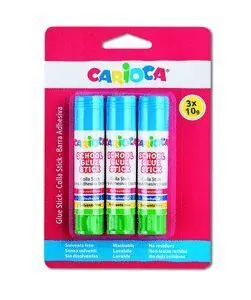 Barra Pegamento Carioca 10 Gr Blister 3 uds
