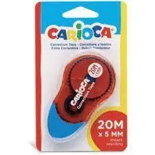Cinta Correctora Carioca 20M Blister 1 ud
