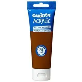 Tubo Pintura Acrilica 75 Ml Marron