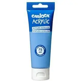 Tubo Pintura Acrilica 75 Ml Azul Claro