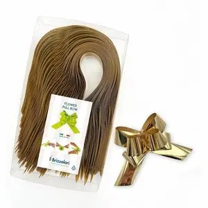 Lazo Automatico 6870 Cinta Metalizada 30 mm Oro