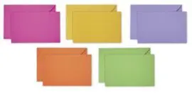 Sobre con Tarjeton de Colores Surtidos