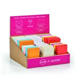Expositor Tarjetas y Sobres de Colores Surtidos 30