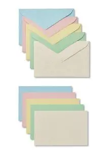 Tarjetas y Sobres Pastel Surtidos Tamaño