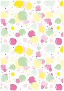 Papel Regalo Bobina 62Cms - Manchas de Color