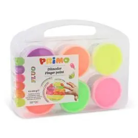 Pintura Dedos 100 G 6 Colores Fluor